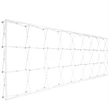 20ft. x 89" Billboard Straight Display Kit | https://www.bestnamebadges.com