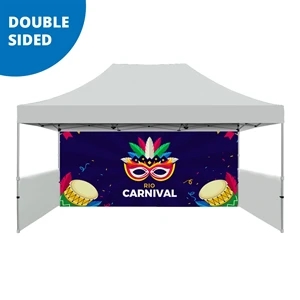 15 FT. Tent Back Wall - Full Color Double-Sided Graphic
