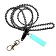 Zipper Lanyard With Custom Tag | https://www.bestnamebadges.com