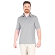 Men's Heathered Eco-Logic Stretch Polo | https://www.bestnamebadges.com