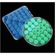Luminous Round Push Pop Bubble | https://www.bestnamebadges.com