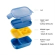 3 Layers Adult Lunch Box | https://www.bestnamebadges.com
