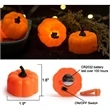 Halloween 12 Pack Led Pumpkin Light | https://www.bestnamebadges.com