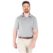 Men's Heathered Eco-Logic Stretch Polo | https://www.bestnamebadges.com