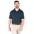 Men's Heathered Eco-Logic Stretch Polo | https://www.bestnamebadges.com