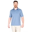 Men's Heathered Eco-Logic Stretch Polo | https://www.bestnamebadges.com