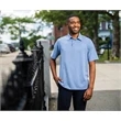 Men's Heathered Eco-Logic Stretch Polo | https://www.bestnamebadges.com