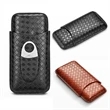 Cigar Case Humidor With Cutter Stainless Steel | https://www.bestnamebadges.com