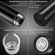 17Oz Intelligent Temperature Display Insulated Water Bottle | https://www.bestnamebadges.com