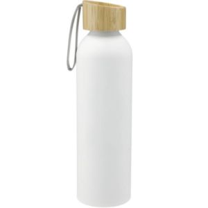 FSC®100% Bamboo lid Ryze 22oz Aluminum Bottle | https://www.bestnamebadges.com