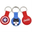Silicone Air-Tag Holder w/ Keyring Custom Luggage Tag | https://www.bestnamebadges.com