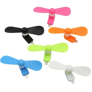 Mini USB Fan for Phone | https://www.bestnamebadges.com