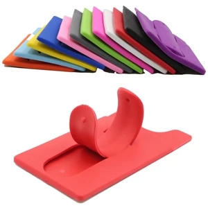 Adhesive Phone Wallet w/ Kickstand sleeve & Card Organizer | https://www.bestnamebadges.com