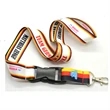 3/4" Sublimated Lanyard w/ Buckle Release | https://www.bestnamebadges.com