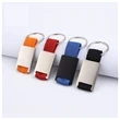 Custom Square Metal Webbed Keychain | https://www.bestnamebadges.com