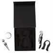 4-Piece Wine Tool Set | https://www.bestnamebadges.com