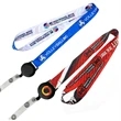 3/4 Dye-Sublimation Lanyards w/ Retractable Badge Reel Combo | https://www.bestnamebadges.com