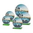 Victoria VividPrint™ Award - Green | https://www.bestnamebadges.com