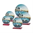 Victoria VividPrint™ Award - Red | https://www.bestnamebadges.com
