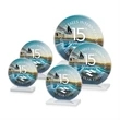 Victoria VividPrint™ Award - White | https://www.bestnamebadges.com