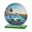 Victoria VividPrint™ Award - Green | https://www.bestnamebadges.com