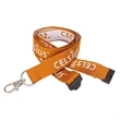 Custom 1/2" Woven Lanyards w/ Safety Breakaway | https://www.bestnamebadges.com