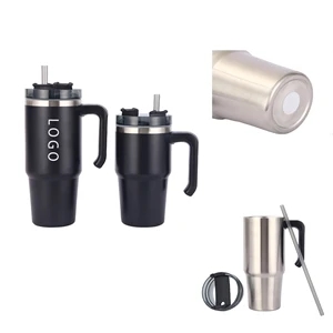 20 Oz. Stainless Steel Vacuum Mug with Handle