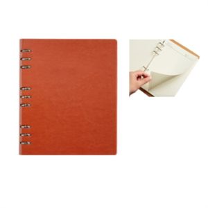 Loose Leaf Notebook PU Leather Diary Book