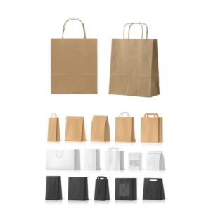 Kraft Paper Shopper Tote Bag