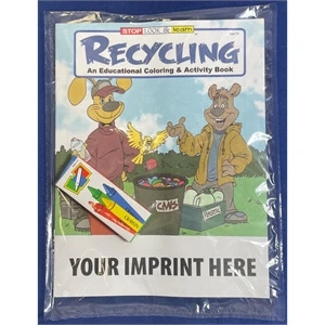 Recycling Coloring and Activity Book Fun Pack