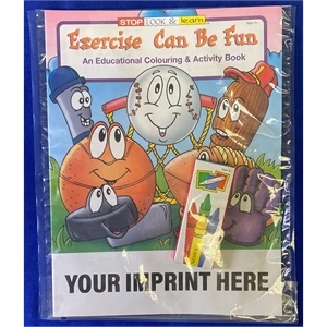 Exercise Can Be Coloring and Activity Book Fun Pack