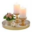 Be Home® Luxe Round Enamel Tray | https://www.bestnamebadges.com