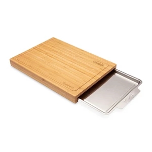 Cuisinart Outdoors® Bamboo Cutting Board With Hidden Tray | https://www.bestnamebadges.com
