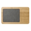 Auden Bamboo Wireless Charging Mouse Pad | https://www.bestnamebadges.com