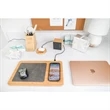 Auden Bamboo Wireless Charging Mouse Pad | https://www.bestnamebadges.com