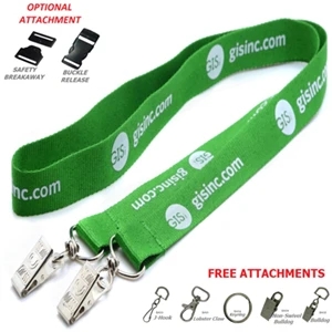 Bamboo Biodegradable Double Ended Eco-friendly Lanyard | https://www.bestnamebadges.com