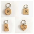 Wooden Key Chain | https://www.bestnamebadges.com