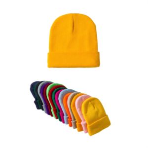 Knit Cuff Beanie Cap