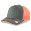 6 Panel Premier 112 Trucker Cap | https://www.bestnamebadges.com