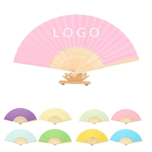 Fancy Bamboo Hand Fan - Custom