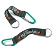 3/4" Dye Sublimation Carabiner Pocket Lanyards w/ Keyring | https://www.bestnamebadges.com