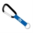 3/4" Carabiner Keychain Pocket Lanyards w/ Keyring | https://www.bestnamebadges.com