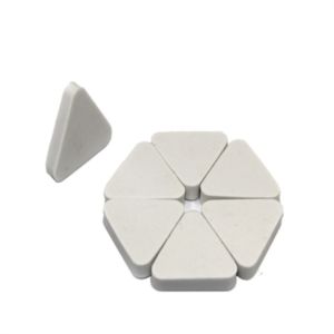 Classic Triangular White Eraser