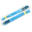 1/2" Sublimated Ribbon Event Wristbands w/ Locking Bead | https://www.bestnamebadges.com