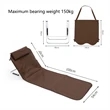 Portable Beach Mat Lounge Chair | https://www.bestnamebadges.com