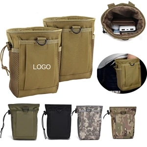 Tactical Molle Drawstring Dump Pouch