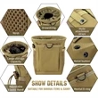Tactical Molle Drawstring Dump Pouch | https://www.bestnamebadges.com