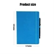 A5 Pu 200 Pages Thick Classic Notebook With Pen Loop | https://www.bestnamebadges.com