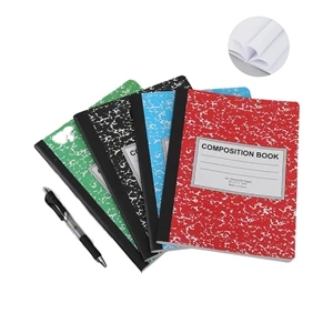 200 Pages B5 9.75''X7.5'' Marble Cover Composition Notebook | https://www.bestnamebadges.com