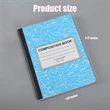 200 Pages B5 9.75''X7.5'' Marble Cover Composition Notebook | https://www.bestnamebadges.com
